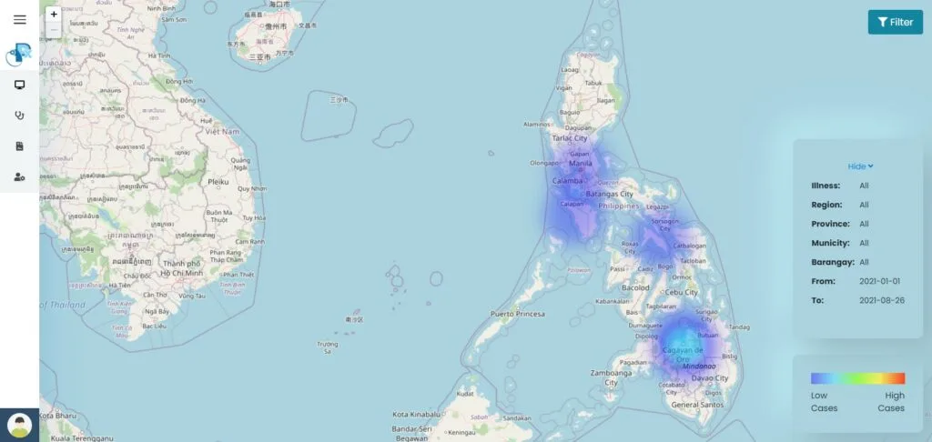 PxTrack Patient Tracking Software Heatmap Electronic Medcical Records