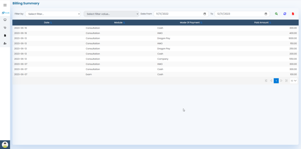 How to Generate Fee Summary Report, FInancial Reporting